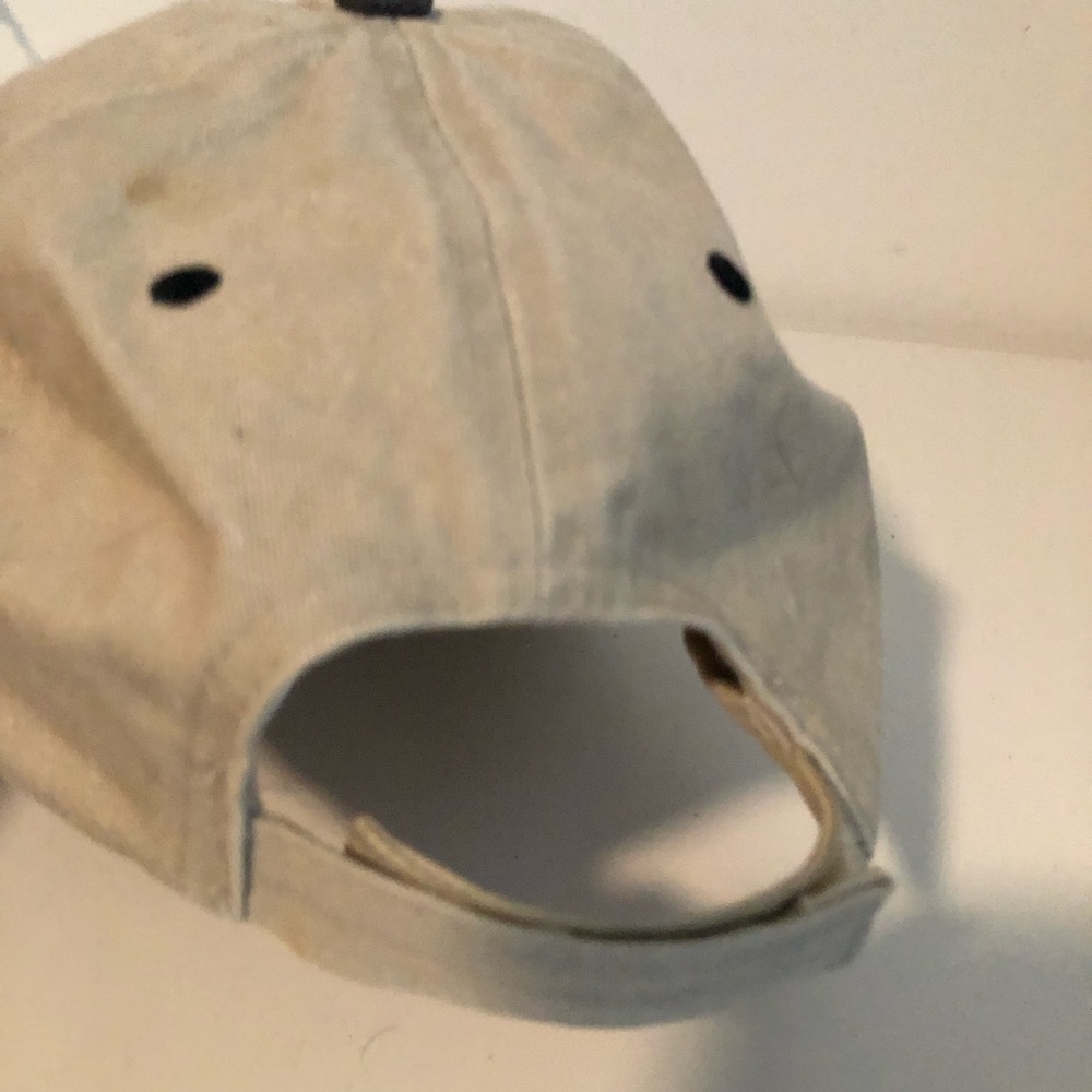 NWOT Embroidered Venice, FL Two-Tone Baseball Cap - Beige & Blue - Picture 5 of 6